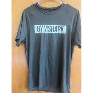 Gymshark Black shirt with Gray Logo